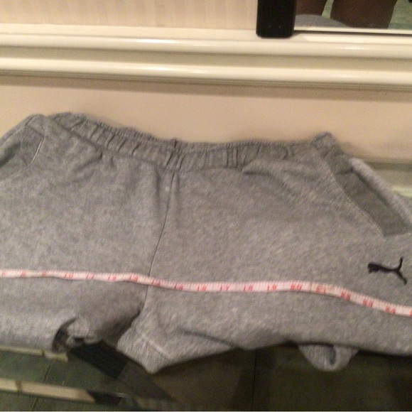 Puma Men’s Heather Gray Joggers - Picture 5 of 6